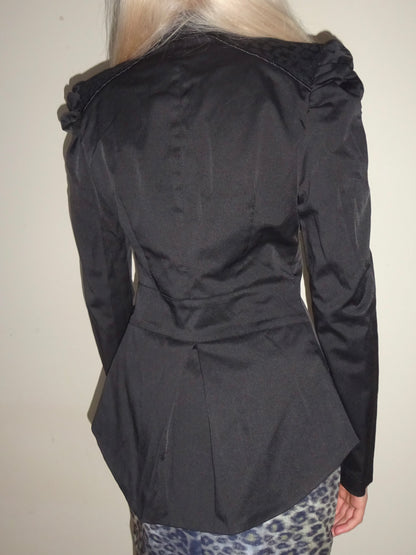 Black and Leopard Blazer