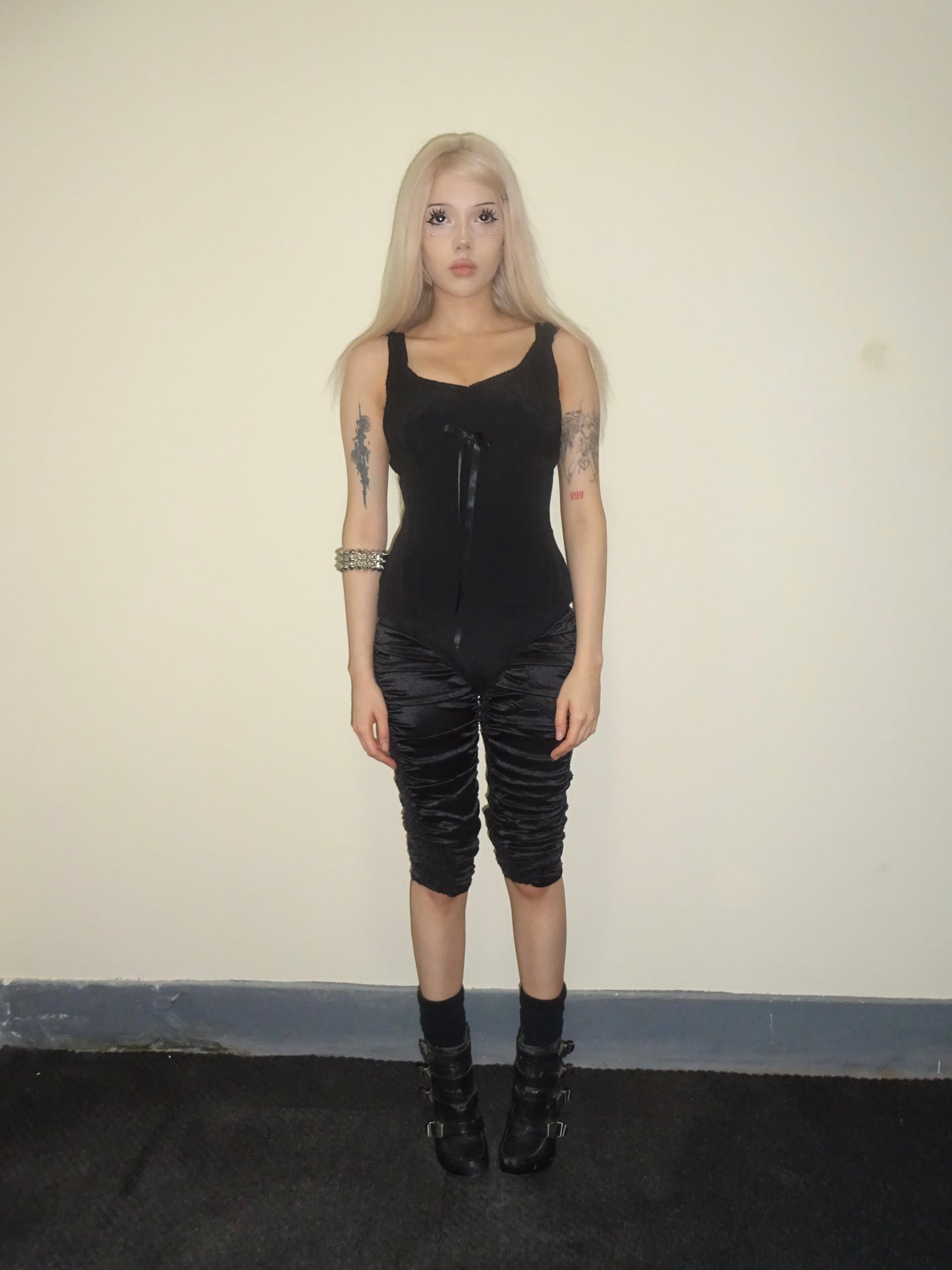 Black Ribbon Leotard