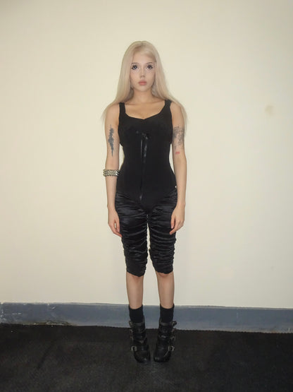 Black Ribbon Leotard