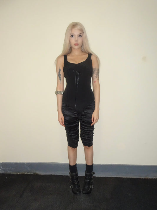 Black Ribbon Leotard