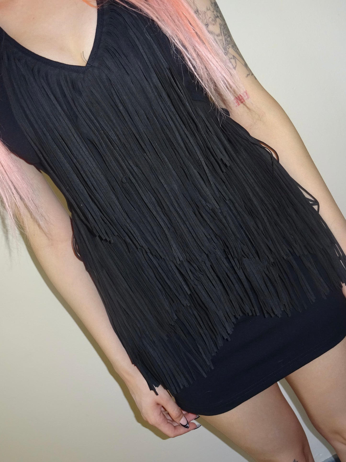 Fringe Mini Dress
