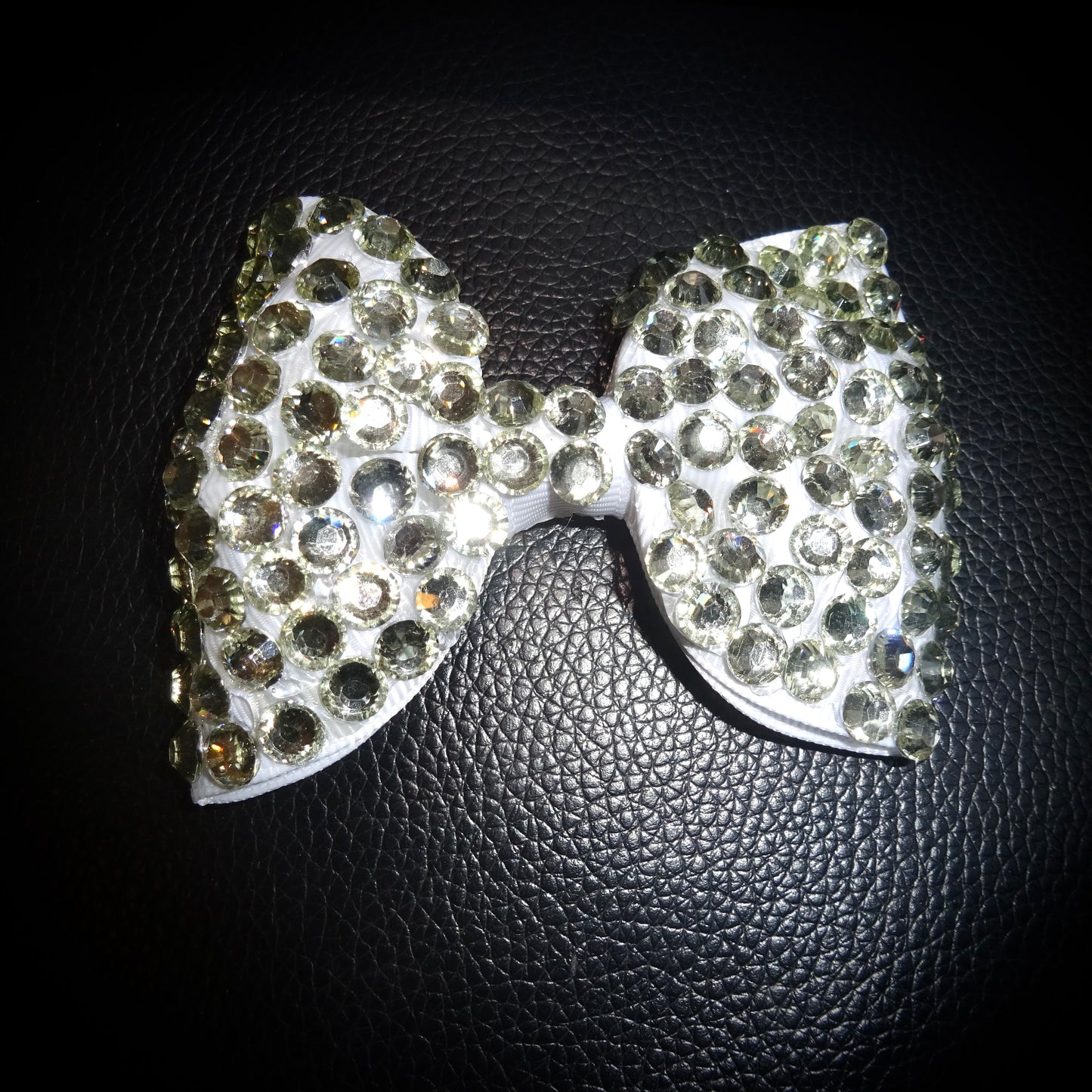 Rhinestone Bow Clip