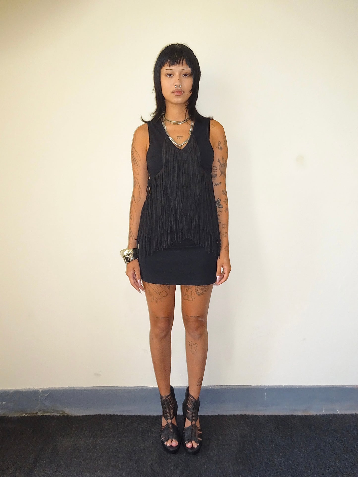 Fringe Mini Dress