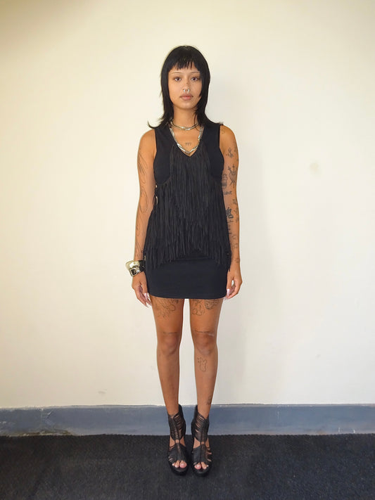 Fringe Mini Dress