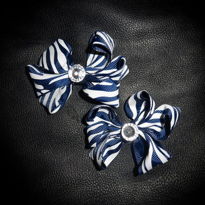 Diamante Zebra Clip
