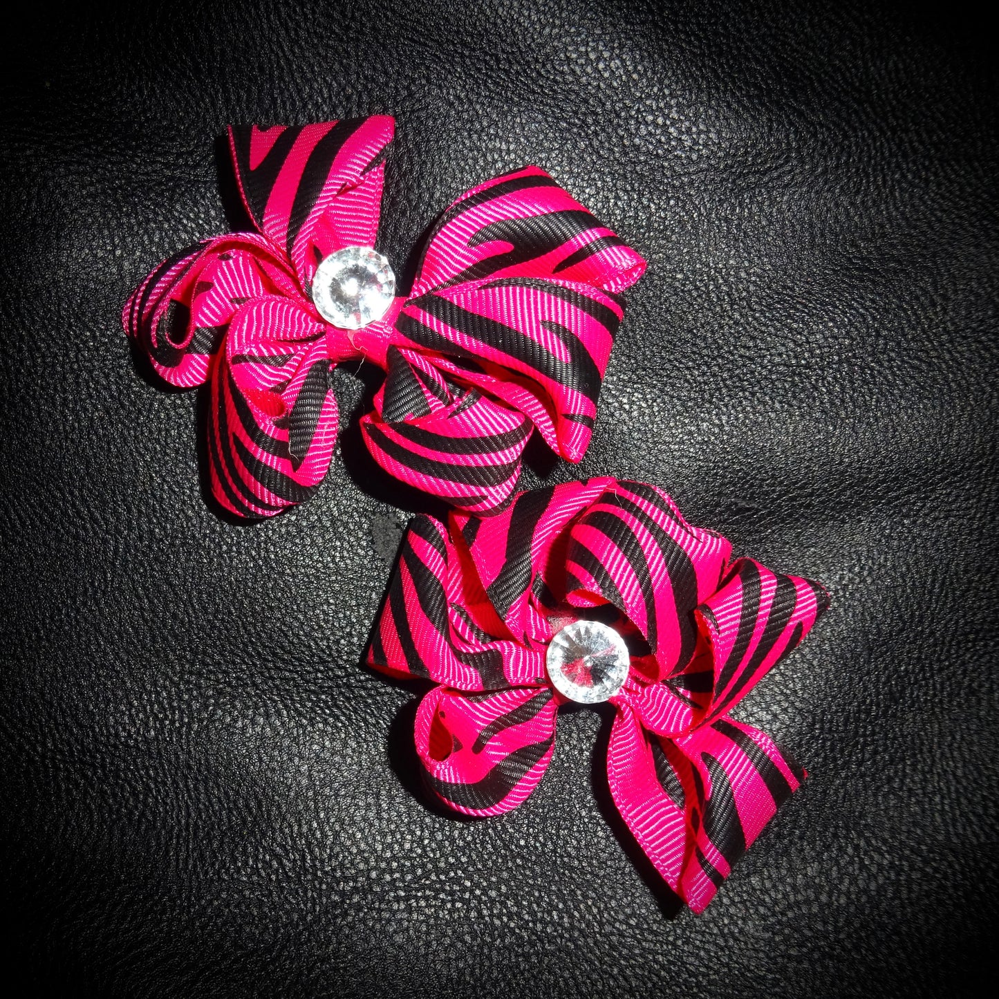 Diamante Zebra Clip