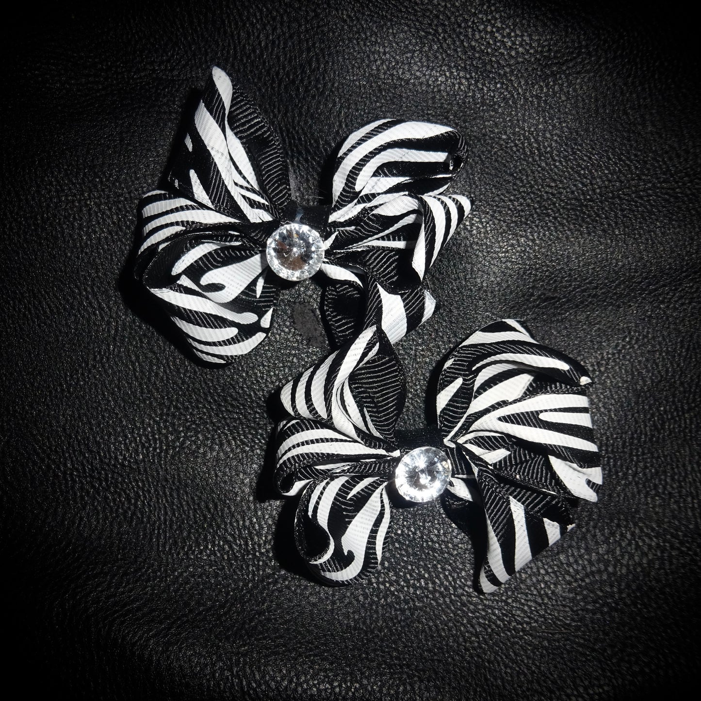 Diamante Zebra Clip