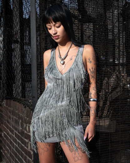 Fringe Midi Dress