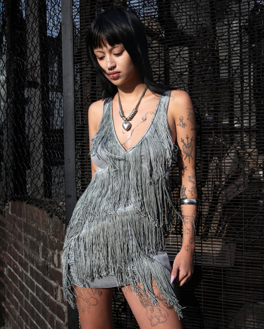 Fringe Midi Dress